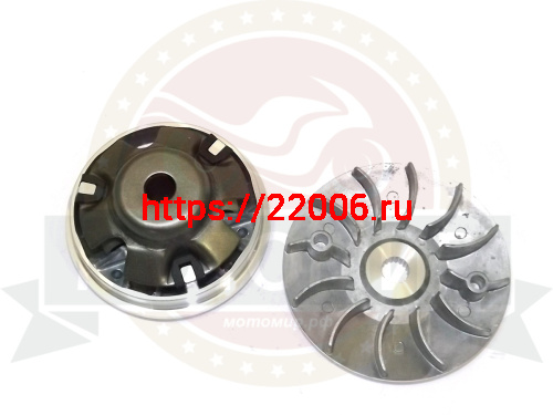 Вариатор передний 4х такт GY6-125/150 в сборе (052QMI0-1001000L0) (НАБОР) фото 2 Вариатор передний 4х такт GY6-125/150 в сборе (052QMI0-1001000L0) (НАБОР) фото 2