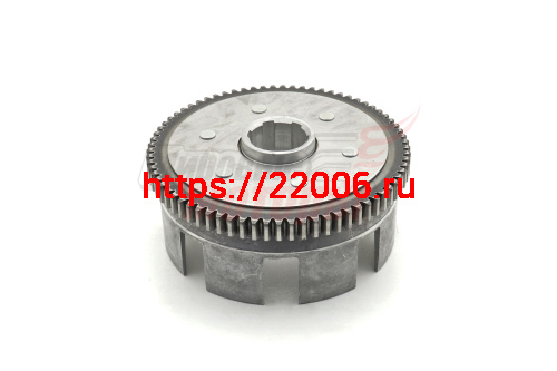 Барабан сцепления наружный 157FMI (125сс),162FMJ (150сс) (лепестки ровные) Барабан сцепления наружный 157FMI (125сс),162FMJ (150сс) (лепестки ровные)