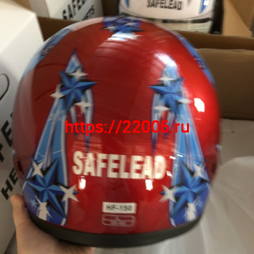 Шлем интеграл "Safelead" HF-150 NEW белый (BG), бургунди (DT), черный (Q30), размер L фото 5 Шлем интеграл "Safelead" HF-150 NEW белый (BG), бургунди (DT), черный (Q30), размер L фото 5
