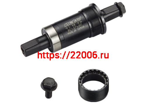 Каретка-картридж NECO B910 под квадрат, BSA 1.37”x 24T, R/L. 68/115мм.Ось 10В21,ст.чашки, ст.кор Каретка-картридж NECO B910 под квадрат, BSA 1.37”x 24T, R/L. 68/115мм.Ось 10В21,ст.чашки, ст.кор