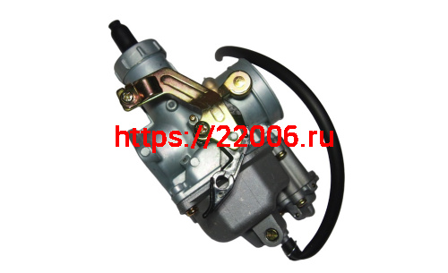 Карбюратор PZ30 250 см3 Fighter на 2 тросика газа d 30 мм (ускорит. насос, бензофильтр) фото 5