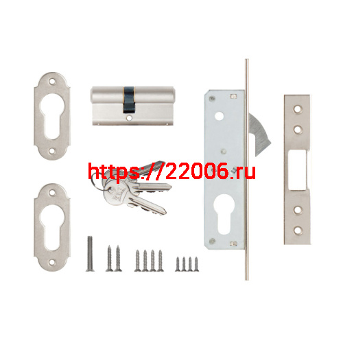 Замок Kale kilit (Кале килит) врезной цилиндровый узкопрофильный 201 (20 mm) (никель), 3 кл. фото 2 Замок Kale kilit (Кале килит) врезной цилиндровый узкопрофильный 201 (20 mm) (никель), 3 кл. фото 2