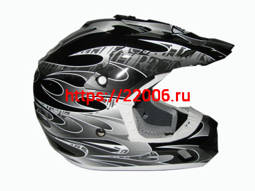 Мотошлем THH TX-12 №3 black/ white (S) kids Мотошлем THH TX-12 №3 black/ white (S) kids