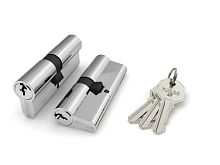 Цилиндровый Fuaro (Фуаро) механизм (100 CA/70) 1000CAKey70(30+10+30) CP хром 3Key