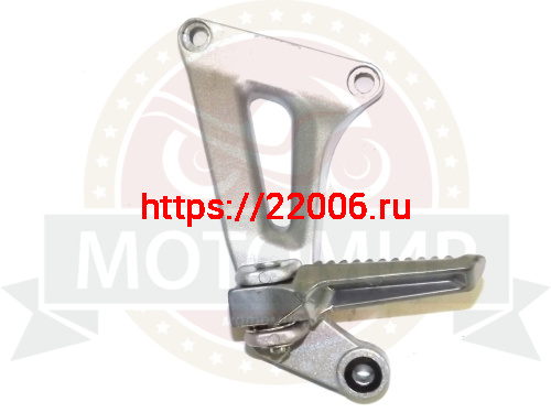 Подножка пассажира FALCON SPEEDFIRE левая, в сборе с кронштейном (RF20117)