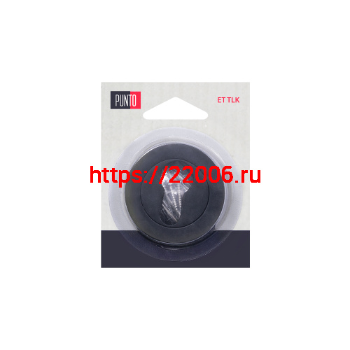 Накладка Punto (Пунто) под цилиндр LM/A ET.R.TLK52 BL-24 черный Накладка Punto (Пунто) под цилиндр LM/A ET.R.TLK52 BL-24 черный