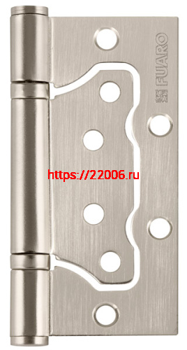 Петля Fuaro (Фуаро) универсальная без врезки IN4500W SN (500-2BB 100x2,5) мат. никель