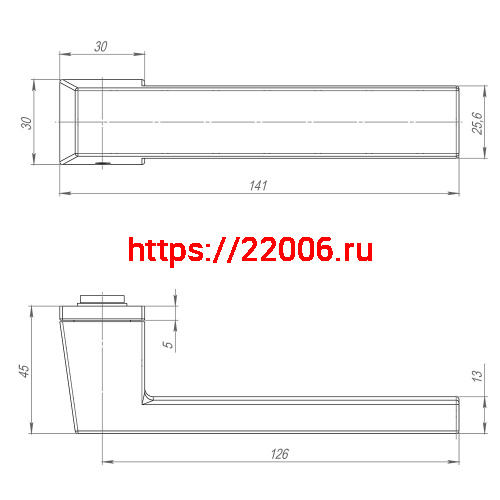 Ручка Armadillo (Армадилло) раздельная K.ART30.CLARITY BL-26 черный фото 5 Ручка Armadillo (Армадилло) раздельная K.ART30.CLARITY BL-26 черный фото 5