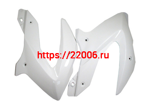 Пластик боковой передний (пара) TTR250-2 белый Пластик боковой передний (пара) TTR250-2 белый
