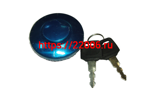 Крышка бензобака Zodiak ОВ-70 с замком, хром