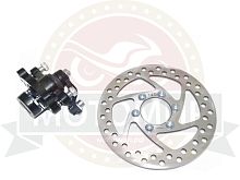 Тормоз дисковый (суппорт  F160/R140 + диск 140 мм)