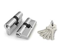 Цилиндровый Fuaro (Фуаро) механизм 100 CA 62 mm (26+10+26) CP хром 5 кл.