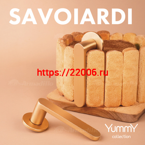 Ручка Armadillo (Армадилло) раздельная R.YM.SAVOIARDI FSG-39 флор. золото фото 4