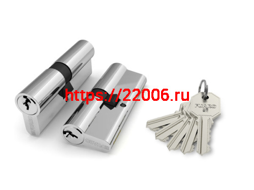 Цилиндровый Fuaro (Фуаро) механизм 100 CA 68 mm (26+10+32) PB латунь 5 кл.