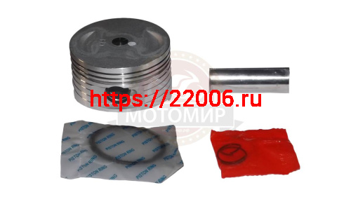 Поршень 61,00 мм 4 такт.скутер 161QMК-3 (GY6) Динго150 (кольца, палец d15мм, стопорн. кольца)