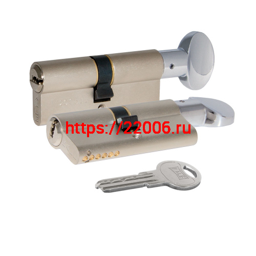 Цилиндровый механизм Kale kilit (Кале килит) с вертушкой 164 SM/90 (35+10+45) mm никель 5 кл. Цилиндровый механизм Kale kilit (Кале килит) с вертушкой 164 SM/90 (35+10+45) mm никель 5 кл.