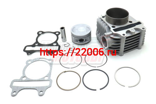 Поршневая в сборе скутер 4х такт.(цил,порш,кольца,палец) 170см3 61,0 мм 158qmj; СТЕЛС,keeway,s.e.e