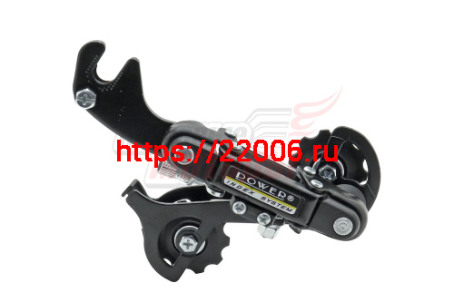 Переключатель задний "SAIGUAN" 6-7ск. (крюк), черный Переключатель задний "SAIGUAN" 6-7ск. (крюк), черный