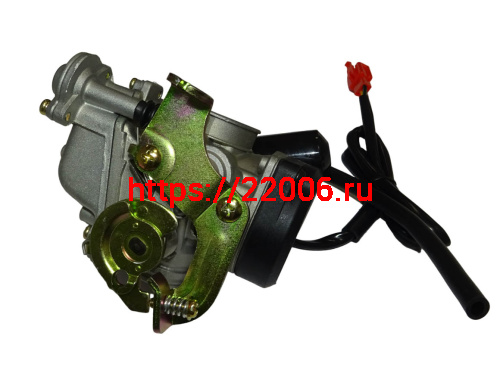 Карбюратор 4х такт. GY6-80 (заслонка d18 мм) (пришел как  10605) фото 2