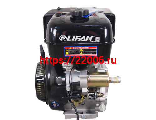 Двигатель LIFAN 15 л.с. 190F-D (вал d25 мм) ЭЛ.СТАРТЕР, с катушкой освещения 12В 7А 84Вт Лидер фото 5