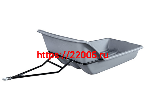 Сани - волокуши 170 высокий отбойник черные РоссПласт Сани - волокуши 170 высокий отбойник черные РоссПласт