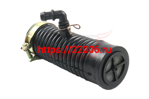 Патрубок фильтра забора воздуха(воздухозаборник,малый гофрированный,рез.) двиг.4х такт.50-80см3
