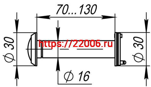 Глазок Fuaro (Фуаро) дверной, оптика пластик DV 4/130-70/Z (VIEWER 4 DVZ) AB бронза фото 2 Глазок Fuaro (Фуаро) дверной, оптика пластик DV 4/130-70/Z (VIEWER 4 DVZ) AB бронза фото 2
