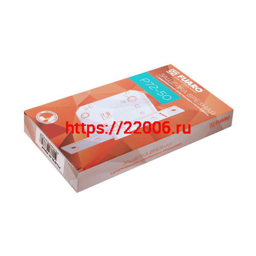Защелка Fuaro (Фуаро) врезная PLASTP72-50 (P72-50) BL черный фото 2