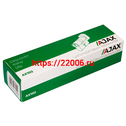 Цилиндровый Ajax (Аякс) механизм (AX100/70) AX1000Key70 (30+10+30) PB латунь фото 2 Цилиндровый Ajax (Аякс) механизм (AX100/70) AX1000Key70 (30+10+30) PB латунь фото 2