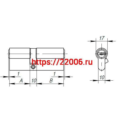 Цилиндровый Ajax (Аякс) механизм (AX200/90) AX2000Key90 (40+10+40) CP хром фото 3 Цилиндровый Ajax (Аякс) механизм (AX200/90) AX2000Key90 (40+10+40) CP хром фото 3