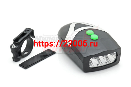 Фара вело передняя (бат.) (3 диода) Фара вело передняя (бат.) (3 диода)