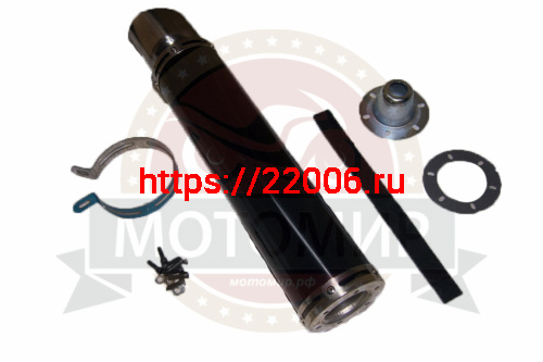 Глушитель GY6-125/150 (на все современные скутеры) фото 2 Глушитель GY6-125/150 (на все современные скутеры) фото 2