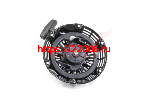 Стартер двигателя HONDA GX120, GX160, GX200, 168F (3-4,5кВт) (диаметр 175мм, кругл. металл. зацепы) Стартер двигателя HONDA GX120, GX160, GX200, 168F (3-4,5кВт) (диаметр 175мм, кругл. металл. зацепы)