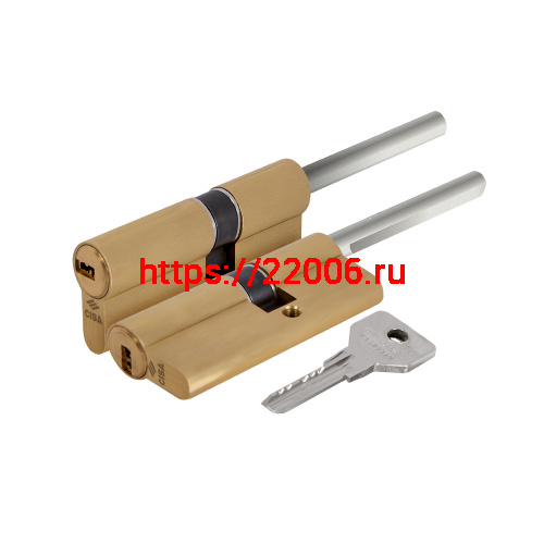 Цилиндровый механизм Cisa (Чиза) под вертушку (дл. шток) ASIX OE307-81.00 (65 мм/30+10+25), ЛАТУНЬ Цилиндровый механизм Cisa (Чиза) под вертушку (дл. шток) ASIX OE307-81.00 (65 мм/30+10+25), ЛАТУНЬ