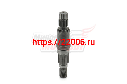 Вал редуктора мотокосы (6 шлицев/11 шлицев, 87 мм) Вал редуктора мотокосы (6 шлицев/11 шлицев, 87 мм)