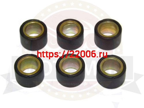 Ролик вариатора (компл 6 шт.) 16х13 4,0 гр GY6-50, 139QMB, Хонда DIO (НАБОР) Ролик вариатора (компл 6 шт.) 16х13 4,0 гр GY6-50, 139QMB, Хонда DIO (НАБОР)