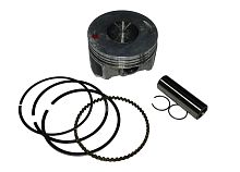 Поршень 65,00 мм 4 такт.  CBB250 см3 Zongshen ZS 165FMM (кольца, палец, стопорн. кольца)