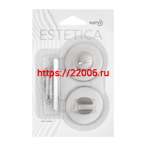 Ручка Punto (Пунто) поворотная BK6.R.EST.R52 SN-3 матовый никель фото 2 Ручка Punto (Пунто) поворотная BK6.R.EST.R52 SN-3 матовый никель фото 2