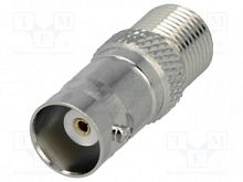 BNC гнездо-F гнездо переходник