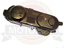 Крышка картера GY6-50 левая длиная 12" 430мм (вариатора FT50QT-10) с пусковым устройством