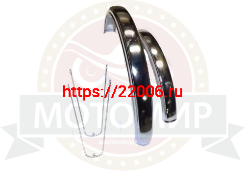 Крылья для детского велосипеда 20" хромированные, ''Кама'' (пара) (TRB-1263) фото 2 Крылья для детского велосипеда 20" хромированные, ''Кама'' (пара) (TRB-1263) фото 2