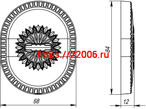Накладка Armadillo (Армадилло) на сувальдный замок ESC.S-auto.CL/OV (PS-DEC CL / ATC Protector 1) OB-13 античная бронза фото 3 Накладка Armadillo (Армадилло) на сувальдный замок ESC.S-auto.CL/OV (PS-DEC CL / ATC Protector 1) OB-13 античная бронза фото 3