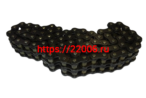Цепь 72 зв. Буран (СУПЕР УСИЛЕННАЯ) приводная 2х рядная шаг 12,7мм (212.1003180-72) г. Киров