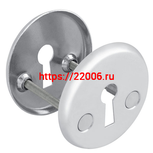 Декоративная Fuaro (Фуаро) накладка ESC-S-001-CP на сувальдный замок (хром) Декоративная Fuaro (Фуаро) накладка ESC-S-001-CP на сувальдный замок (хром)