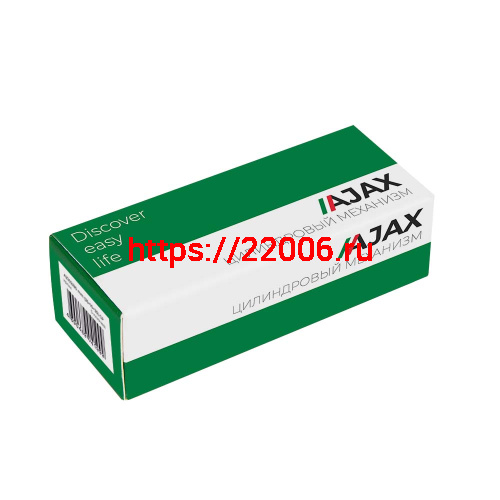 Цилиндровый Ajax (Аякс) механизм (AZ200/80) AZ2000Key80 (35+10+35) CP хром фото 2