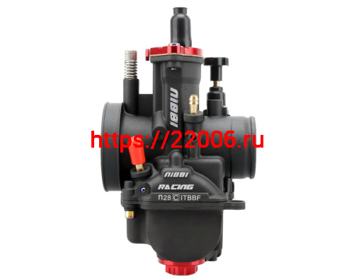 Карбюратор NIBBI Racing PWK28 (YJ), реком.двиг. 150-200 см3 (вход/выход 28 и 50 мм) фото 4 Карбюратор NIBBI Racing PWK28 (YJ), реком.двиг. 150-200 см3 (вход/выход 28 и 50 мм) фото 4