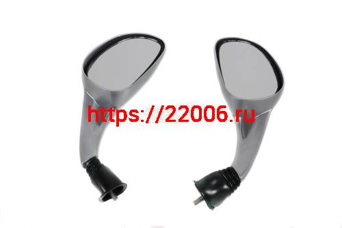 Зеркала (066) пласт. "Каплевидные" объемные серебристые (кол-во в упак. 40 шт.) Зеркала (066) пласт. "Каплевидные" объемные серебристые (кол-во в упак. 40 шт.)