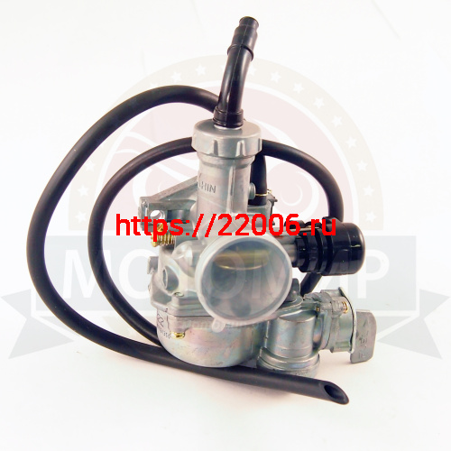 Карбюратор PZ22 TTR150 (156FMJ) c бензокраном, подсос справа