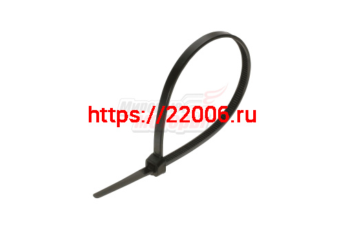 Хомут нейлоновый 3,6*200 мм черный (уп=100 шт.) Хомут нейлоновый 3,6*200 мм черный (уп=100 шт.)