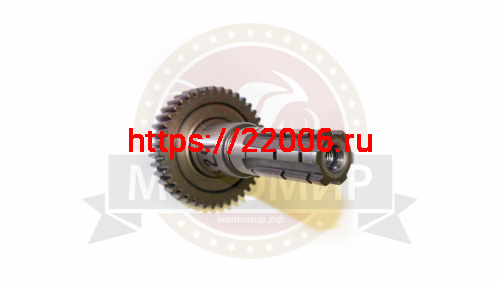 Вал редуктора 157QMJ (ATV150) T150 ведомый с шестерней L-112 мм*(D25/D30 мм) 40 зуб (НАБОР) фото 2 Вал редуктора 157QMJ (ATV150) T150 ведомый с шестерней L-112 мм*(D25/D30 мм) 40 зуб (НАБОР) фото 2